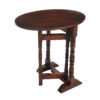 Oak folding side table - Image 4