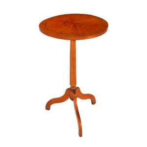 Round tripod pedestal table
