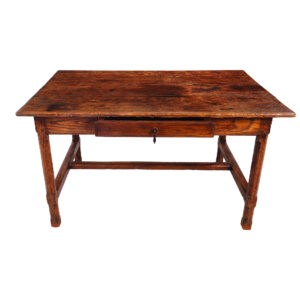 18th century oak table with spacer and 1 drawer