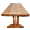 4-leg oak cloister table - Image 3