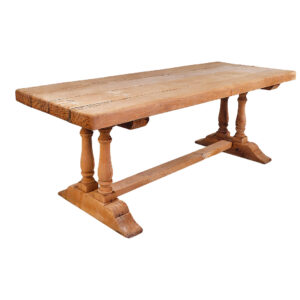 4-leg oak cloister table