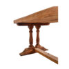 4-leg oak cloister table - Image 5