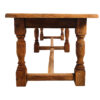 Large 6-leg farmhouse table in oak - Image 4