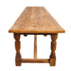 Large 6-leg farmhouse table in oak - Image 7