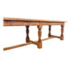 Large 6-leg farmhouse table in oak - Image 3