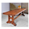 A Solid Oak Wood Monastary Table - Image 2