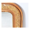 Napoleon III period Gilded Stucco mirror, “Fleuri” - Image 3