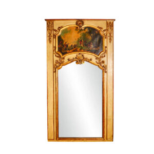 Gilded Mirror in the style of Watteau