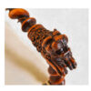 Carved and twisted wooden chair - Image 6