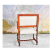 Carved and twisted wooden chair - Image 4