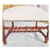 Carved and twisted wooden chair - Image 5