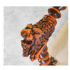 Carved and twisted wooden chair - Image 7