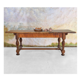 Oak farmhouse table