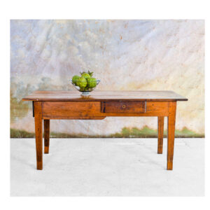 18th century Oak work table, 2 drawers