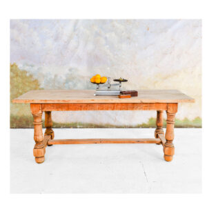 Oak farmhouse table