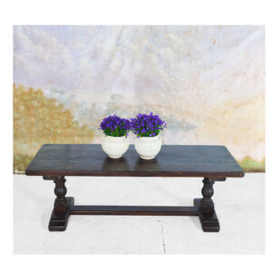 Solid oak coffee table