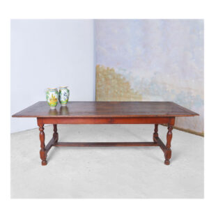 18th century oak table with spacer bar